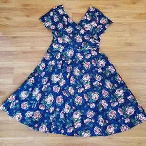Size 14 Collectif Floral Dress